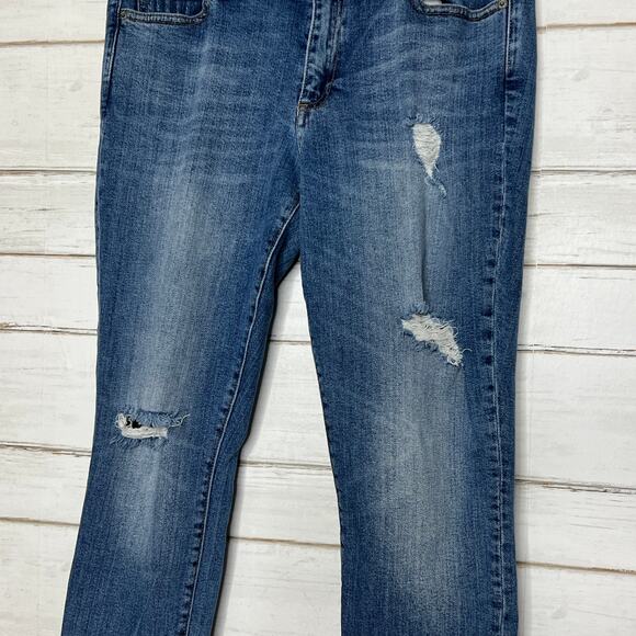 Gap Authentic True Skinny Jeans Distressed Denim Size 31 Short - Picture 5 of 10
